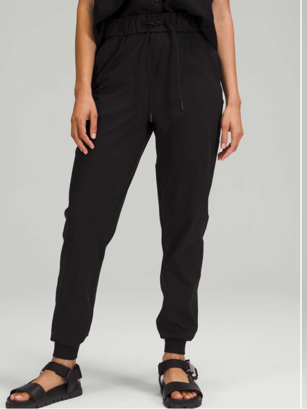 Lululemon Stretch High-Rise Jogger | Size 10 | black